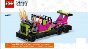 LEGO. Лего. грузовик трюковой. LEGO City 60357