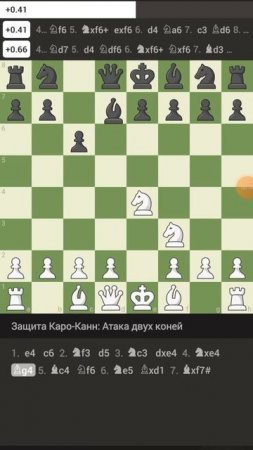 Ловушка в защите Каро-Канн. #chess #chessgame #шахматыдляновичков #chestworkout