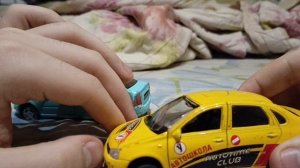 Сравнение Калины от Welly и Autotime. Посылка с Авито №7