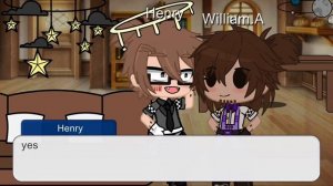 William and Henry Stuck In a Room For 24 Hours! // Gacha // Henry x William // FNAF