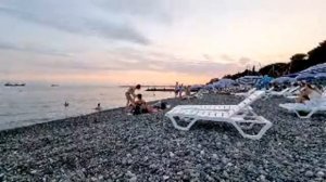 Сухум 2022 Городской пляж. Сравнение курортов Абхазии