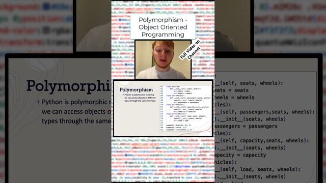 Polymorphism, What is it? Find out now #python #programming #coding #code