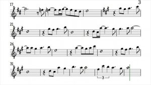 Let Me Try Again Alto Sax Sheet Music Backing Track Play Along Partitura_720p