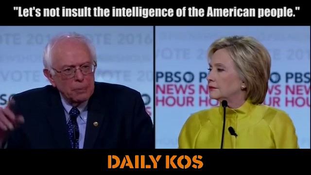 "Let's not insult the intelligence of the American people." B. Sanders смотреть онлайн
