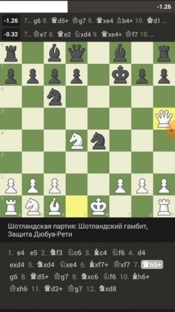 99% не знает эту ловушку. #chess #chessgame #checkmate #шахматы # шахматырулят #shorts