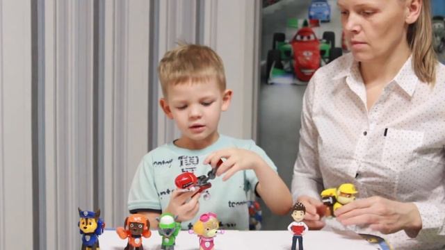 Щенячий патруль набор щенков распаковка (Paw Patrol toys unboxing)