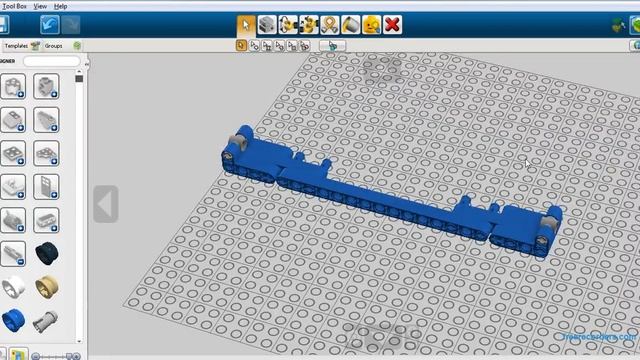 Building door mission model in Lego Digital Designer 1/2