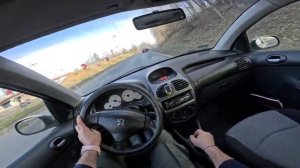 2005 Peugeot 206   1 6 16V HDi 109HP   POV Test Drive