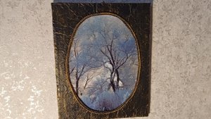 Рамка овальная для фото и картин своими руками.