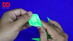 How to make origami dinosaur velociraptor tutorial | Jurassic Park