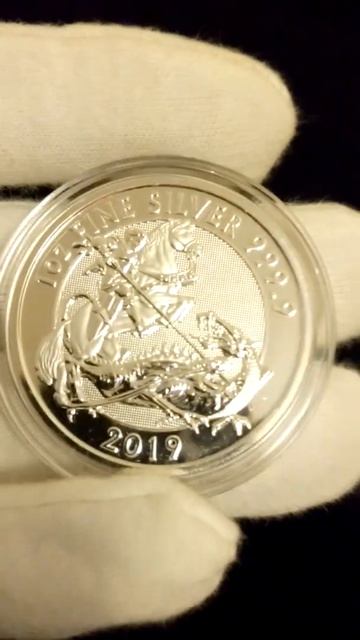 Valiant 2019 Победоносец Великобритания унция 2 фунта Серебряные Монеты смотреть онлайн