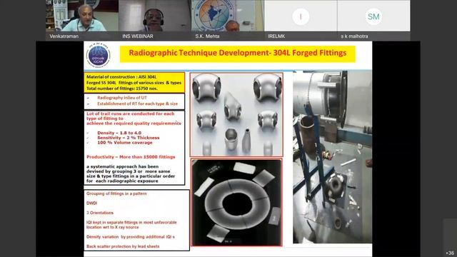 5th INS Webinar: Glimpses into Application of Ionizing and Non-ionizing Radiation in NDE смотреть онлайн