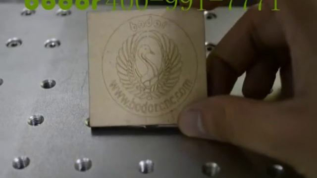 CO2 RF Laser marking machine -- mark on MDF board смотреть онлайн