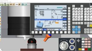 Sinumerik 840D Mill Tool Offset | CNC Simulator | Operation Training | Siemens | 【RenAn Soft】