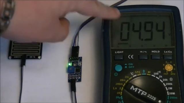 The Moisture (Rain) Detector Module With Sensor Board For Arduino смотреть онлайн