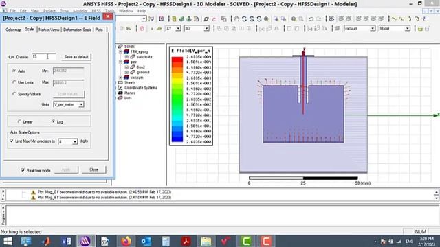 How to plot electric field, magnetic field and current using HFSS. смотреть онлайн