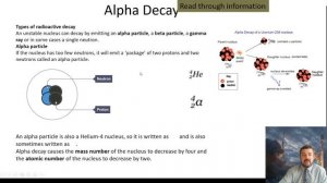 Science - GCSE Physics - Radioacitivty - Lesson 01 - Atomic Structure, Alpha, Beta, Gamma