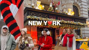 NYC Walk🎄✨Festive Christmas Lights on 5th Ave & 6th Ave 🎁 Peninsula NY Hotel Holidays 2024