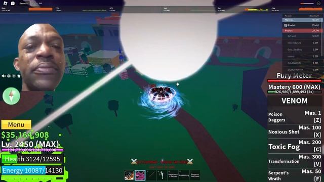 UZOTH Declaring me as The Venom King | gravity cane combo