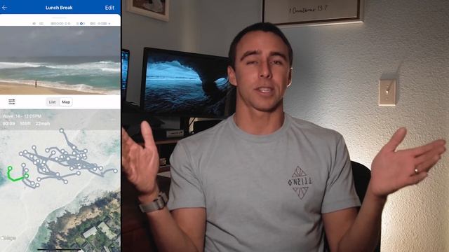 FILM YOURSELF with a WATCH?! | SURFLINE SESSIONS смотреть онлайн