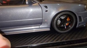 Nissan Skyline GT-R (Nismo R34 CRS Version) (Scale 1/18) Diecast by Motorhelix - Unboxing