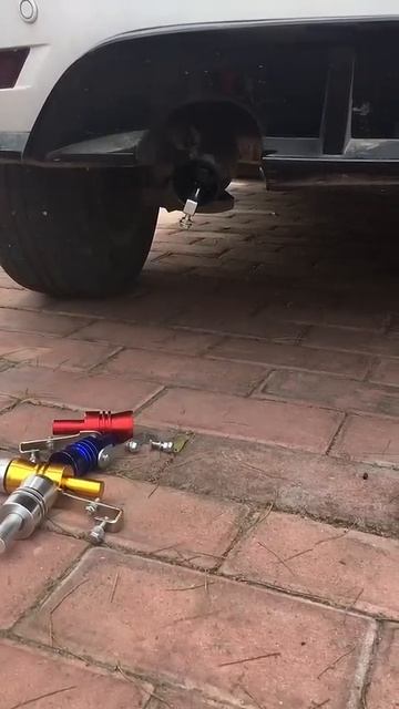 exhaust fake turbo whistle pipe sound muffler blow off valve смотреть онлайн