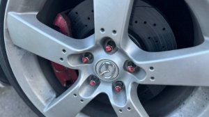 MAZDA 3 BK. ЗАМЕНА ПЕРЕДНИХ ТОРМОЗНЫХ ДИСКОВ И КОЛОДОК MPS.