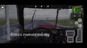 Grand truck simulator 2-Gameplay(Mack R600 driving in rainy wheather) Pulsar gamesoft GTS 2 android
