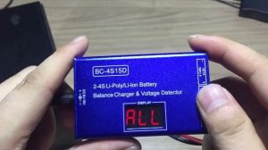 KNACRO BC-4S15D Battery Lithium Lipo Balance Charger With Voltage Display 1500mA