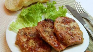 Отбивные из свинины в кетчупе