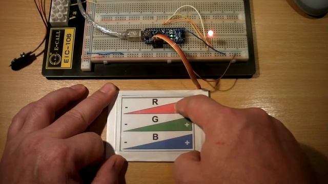 Arduino + DIGITIZER +  RGB LED - PWM