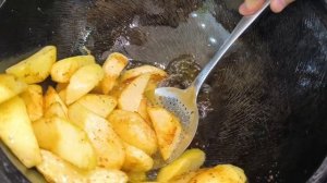 Куриные бёдра с картошкой по деревенски и овощами в казане