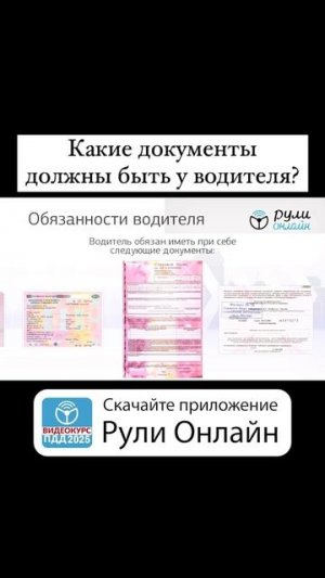 Урок 2.1 Обязанности водителей (отрывок) видеокурса Рули Онлайн #пдд #пдд2025 #билетыпдд #пддонлайн