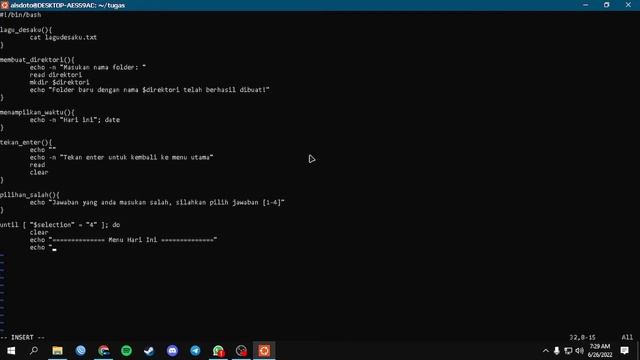 Function In Shell - Buat Script Yang Menampilkan Menu [Operating System] смотреть онлайн