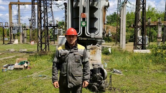 Капремонт силового трансформатора у Нікополі смотреть онлайн