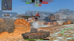 Wot blitz // Panter 2 // 3700 damage 5 kills