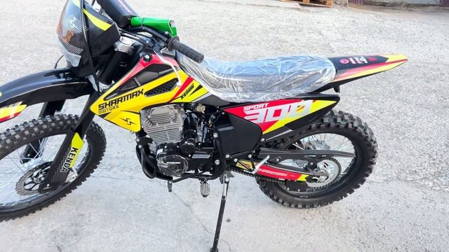 Новинка сезона 2024 мотоцикл кроссовый эндуро SHARMAX SPORT 300 Air #moto#sharmax #motosnab #enduro