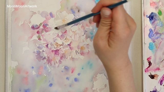 Loose Watercolor Painting Tutorial How To Paint Cherry Blossoms