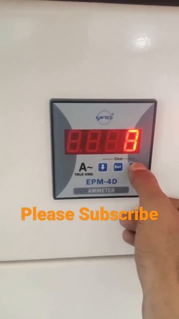 EPM 4D digital Ammeter Program.#electrical #viral #electricaltips #youtubeshort #electricalshorts