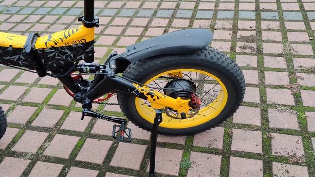 Bezior XF200 1000W 15AH E-Bike Fatbike Pedelec 20 inch Folding Bike 20 Zoll