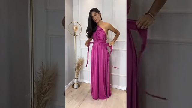 TUTORIAL 3 FORMAS DE AMARRAÇÕES POSSÍVEIS PARA O VESTIDO MULTIFORMAS (INFINITY) смотреть онлайн