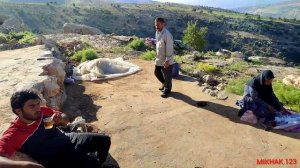 Zainab's lack of news about Mohammad Reza and her family moving and bringing building materials to