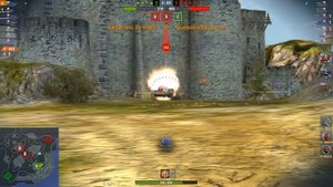 World Of Tanks Blitz. СУ-100М1. Без углов склонения.