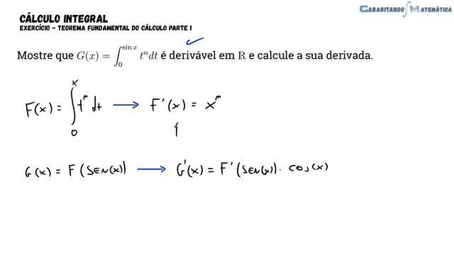 Exercícios de derivação da integral (Questões 1 e 2) | Cálculo Integral смотреть онлайн