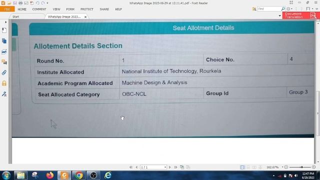 CCMT ROUND-1 Result declared | TOP NIT @ 490 SCORE | NIT M.tech admission 2023| CCMT COUNSELLING202