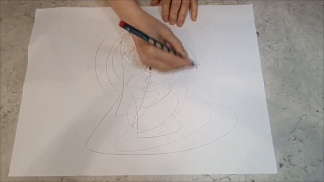 Рисование методом Волновая Дисперсия. Потоковое рисование.