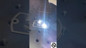 Гравировка титана (тест)