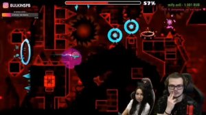 Реакция Булкина и Оли на Tartarus :Geometry Dash ;Булкин