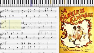 A Cakeless Cakewalk by C. J. Wolcott (1900, Cake Walk piano)