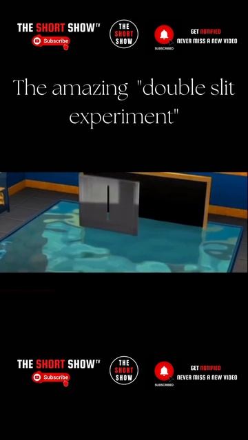 The amazing double slit experiment, the wave theory of light #shorts #physics